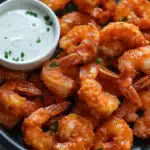 Crispy Buffalo Shrimp Bites with Ranch or Blue Cheese: The Ultimate Flavor-Packed Snack