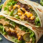 Low-Carb Cheeseburger Wraps with Secret Sauce