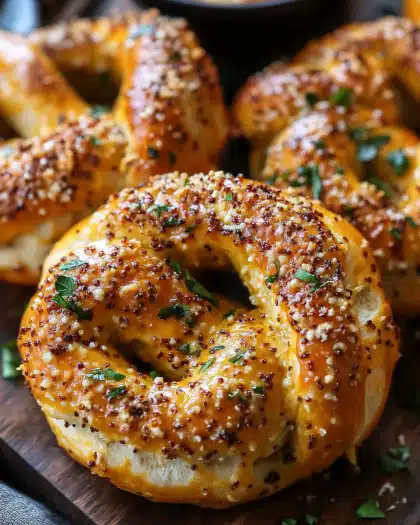 Homemade Ranch Pretzels with Spicy Buffalo Cheese Dip — The Ultimate Snack Recipe