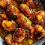 Crispy Coconut Chicken with Sweet and Tangy Peach Sauce: A Tropical Twist on Comfort Food