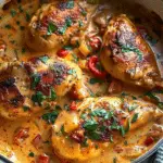 Creamy Garlic Red Pepper Chicken Recipe: A Comforting, Flavor-Packed Dinner