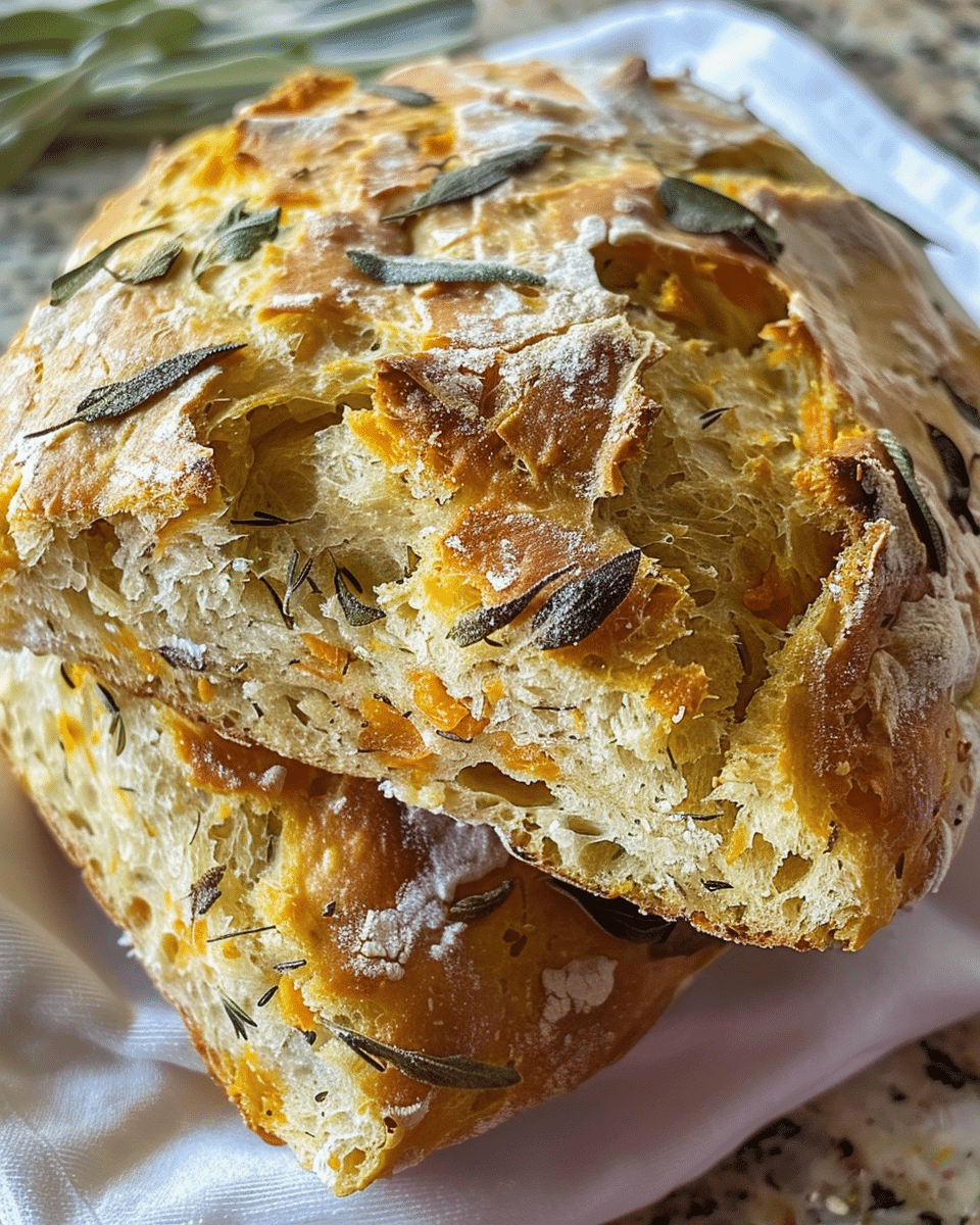 Rustic Sweet Potato and Sage Artisan Loaf