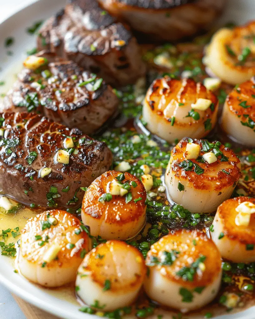 Perfect Surf and Turf with Garlic Butter Sauce for a Luxurious Dinner at Home