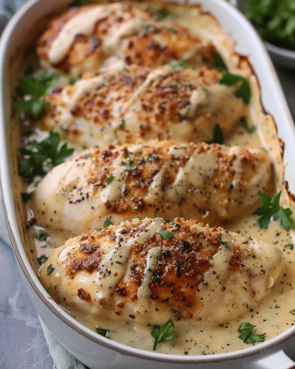 Easy Baked Caesar Chicken Recipe – Simple, Flavorful, and Perfect for Busy Nights