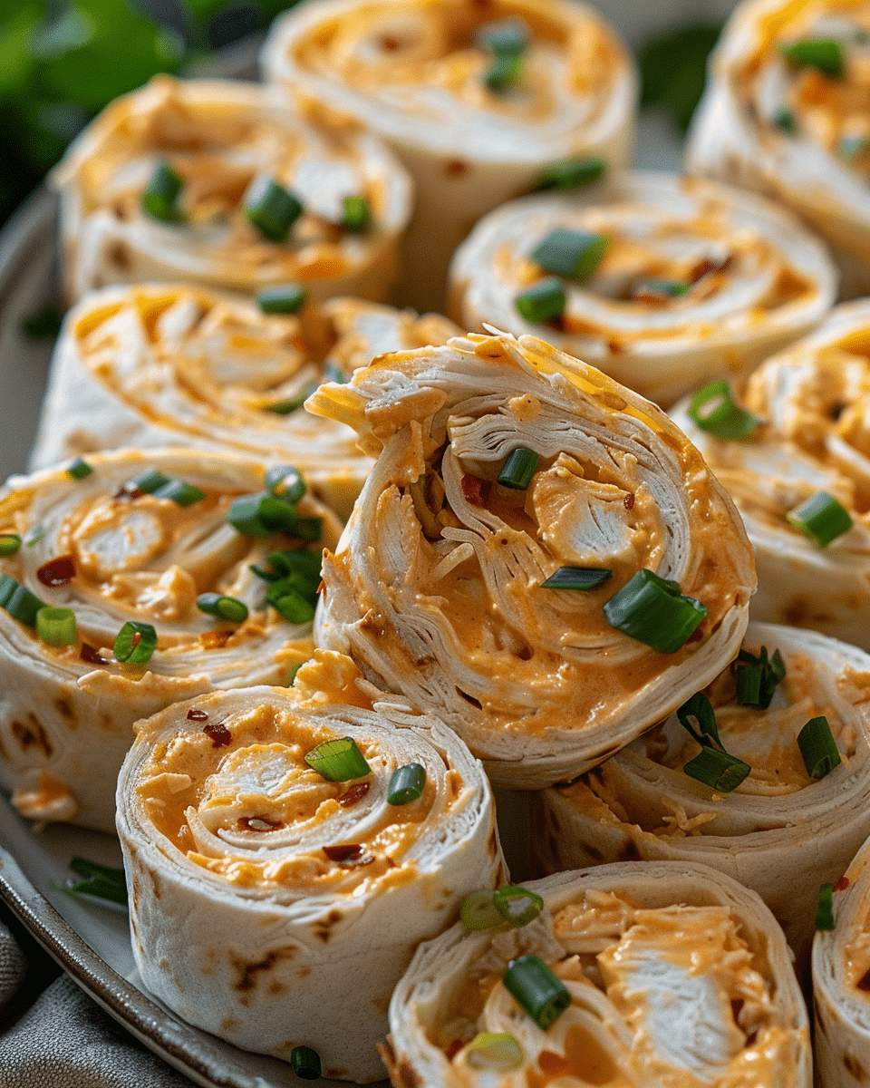 Buffalo Chicken Pinwheels: Your Go-To Spicy, Creamy Party Snack