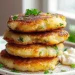Cheesy Potato Latkes Recipe – Crispy, Golden, and Comforting