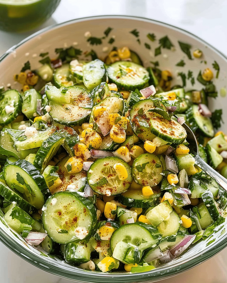 Mexican Cucumber Salad: A Zesty, Creamy Twist on a Summer Favorite