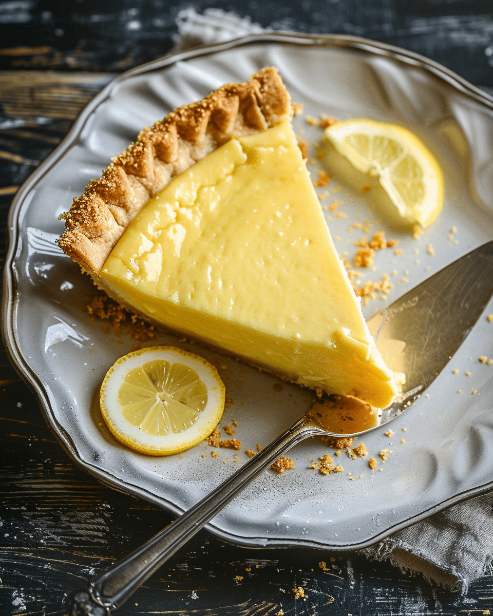 Luscious Lemon Butter Pie – A Delightfully Tangy & Creamy Homemade Dessert