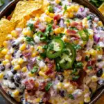 Creamy Corn & Bean Dip with Bacon and Cheese – The Ultimate Savory Party Snack