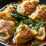 Flavor-Packed Chicken Dumplings in Savory Onion Broth: Your Ultimate Comfort Meal