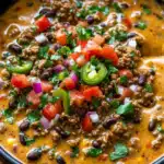 Cheesy Beef Dip with Black Beans and Peppers — Your Next Favorite Crowd-Pleaser Recipe