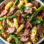 Asparagus Pasta Salad with Steak and Bacon — A Flavorful, Hearty Salad You’ll Love
