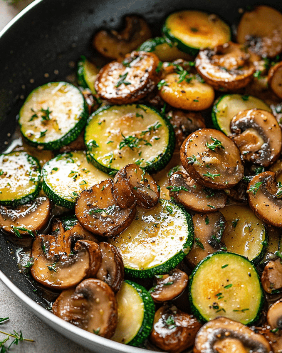 Sautéed Zucchini and Mushrooms: A Savory Side Dish Bursting with Flavor