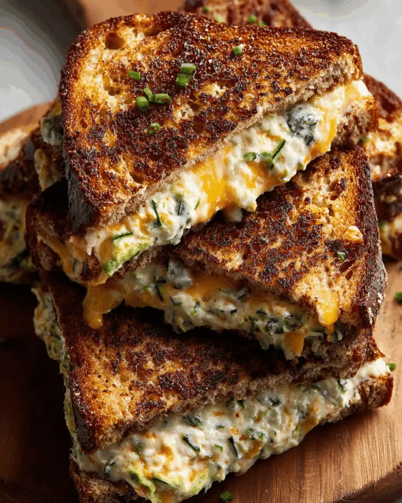 Cheesy Zucchini, Spinach, and Pepper Jack Grilled Sandwiches You’ll Love